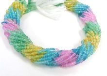 Multi Color Faceted Beads