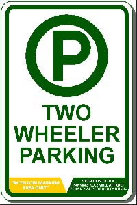 Two Wheeler Parking Board