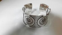 silver cuff bracelet bangle