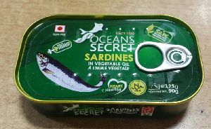Canned Sardines Vegetable Oil