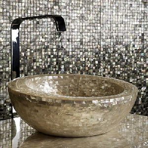 Mother of Pearl Wash Basin