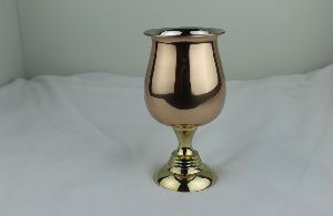 Copper Brass Wine Goblet