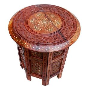 Carved Wooden Stool