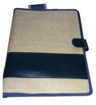 Brown & Black Jute File Folder