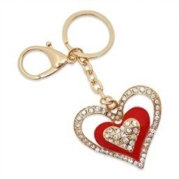 Single Heart Keychain