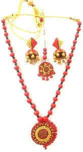 Graceful Terracotta Necklace set