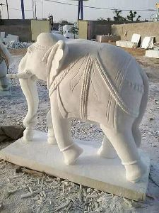 Sand Stone Elephant Statue