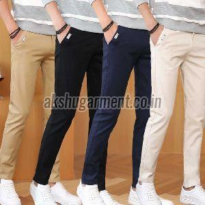Straight Fit Cotton Trouser