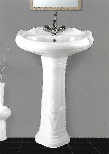 Mini Sterling Pedestal Wash Basin