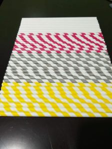 Colored Paper Straws