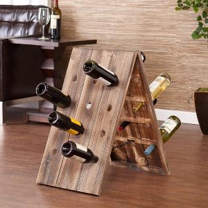 Solid Sheesham Wood Wine Rack