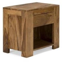 Solid Wood Bust Bedside Table