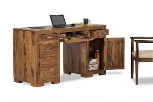 Solid Wood Cube Office Desk