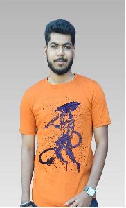 Lord Hanuman Ji Painted T-Shirt