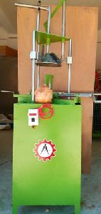 Tender coconut peeling machine