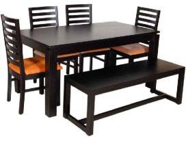 Mango Wood 6 Seater Dining Table Set