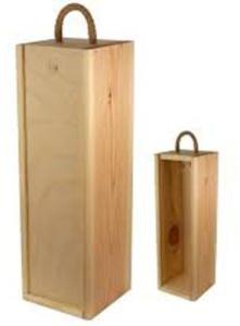 One Bottle Wooden Box