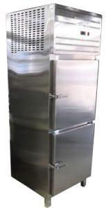 Stainless Steel Double Door Refrigerator