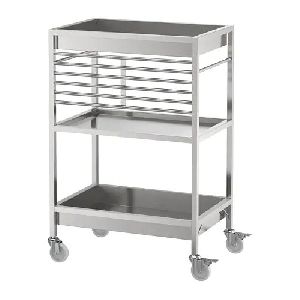 stainless steel kitchen trolley