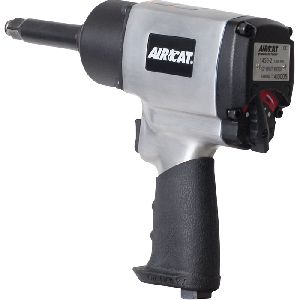 AIRCAT Extended Brushed Aluminum Impact Wrench 1/2in. Drive, 800 Ft.-Lbs.