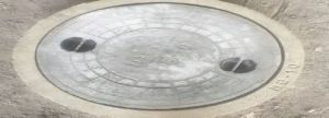 concrete manhole cover