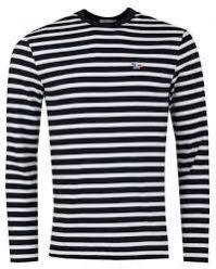 Mens Designer Striped T-Shirt