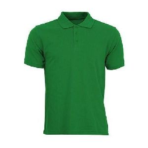 Mens Green Polo T-Shirt