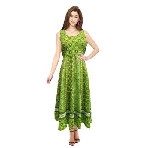 Jaipuri Cotton Printed Long Kurti