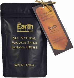 All Natural Vacuum fried seasoned Banana crisps