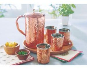 Copper Glass Set