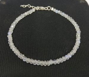 Faceted Rondelle Bead Bracelet