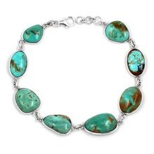 Green Color Turquoise Bracelet