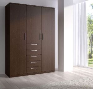 3 Door Wooden Wardrobe