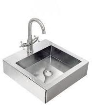 steel wash basin