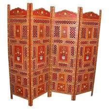 Wooden Painted Screen