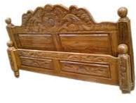 Teak Wood Bed Headboard