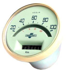 Lambretta LI Series 2 Speedometer 100 KM / H Italian Type