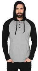 Mens Hooded T Shirt