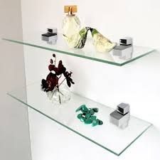 glass shelves