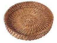 Cane Round Tray