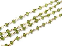 Gemstone beaded chain