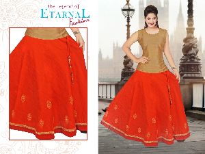 Chanderi Silk Skirts