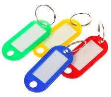 plastic key chain