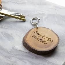 Wooden keyring