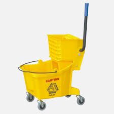 Single Mop Wringer Trolley