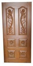 teak carving doors