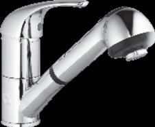 KRA -008 Single Lever Sink Mixer Pull Out Shower
