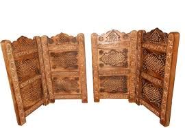 ANTIQUE WOODEN PARTITION SCREEN