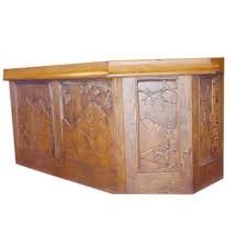 Carved Furniture Counter Desk