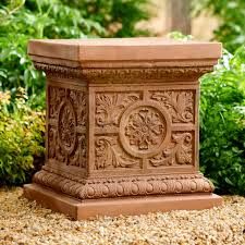 stone pedestals